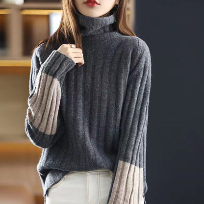 Women's Cozy Loose Turtleneck Sweater