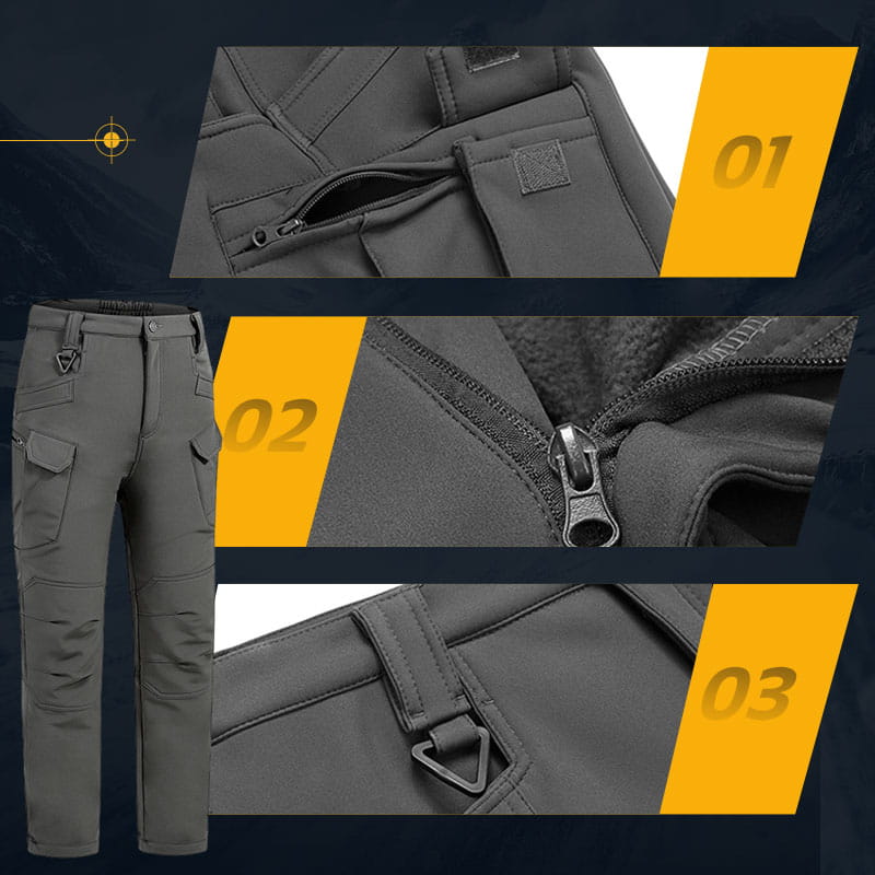 🔥Limited Sale 50% OFF🔥Men's Outdoor Hiking Waterproof Warm Pants