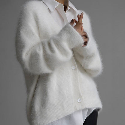 🎅Early Xmas Sales - 50% OFF🎄Women's Cozy Fuzzy Knit Cardigan