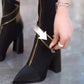 💖Limited Sale 50% OFF💖Pointed Toe Chunky Heel Knee High Boots