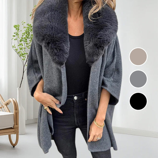 🎅Early Xmas Sales - 50% OFF🎄 Women's Faux Fur Collar Puffer Coat