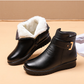 🎁Winter Hot Sale 50% OFF⏳Genuine Leather Metal Buckle Velvet Boots✨Free Shipping