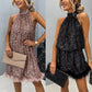 💖Limited Sale 50% OFF💖Women's Elegant Sequin Halter Dress with Feather Hem