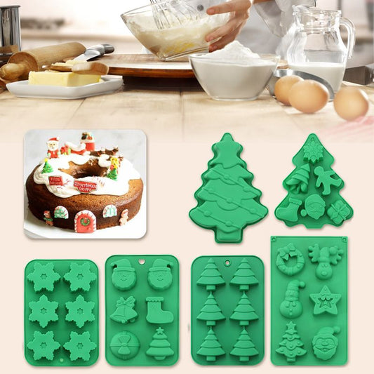 🌲50% off Christmas gifts for a limited time! Creative Silicone Christmas Tree Baking Mould 💥