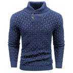 💜🔥Kostenloser Versand💜Herren Pullover mit strukturiertem Stehkragen