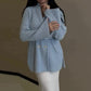 💖Limited Sale 50% OFF💖Women's Solid Color Buttoned Knit Sweater & Long Skirt Set