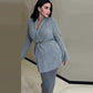 💖Limited Sale 50% OFF💖Women's Solid Color Buttoned Knit Sweater & Long Skirt Set