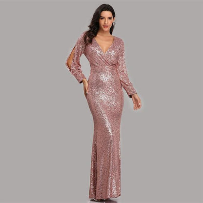 🎅Xmas Sales - 50% OFF🎄Women's Sequin Evening Dress【✈️free shipping 】