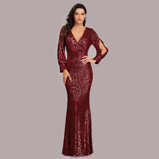 🎅Xmas Sales - 50% OFF🎄Women's Sequin Evening Dress【✈️free shipping 】