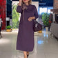 💖Limited Sale 50% OFF💖Women's Mock Neck Dress with Pockets