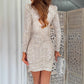 💖Limited Sale 50% OFF💖Sequin V-Neck Wrap Dinner Dress