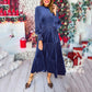 💖Limited Sale 50% OFF💖Women’s Luxurious Long-Sleeve Dress with Ruffle Hem