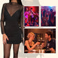 💖Limited Sale 50% OFF💖Women's Sexy V-Neck Mesh Rhinestone Bodycon Dress