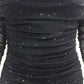 💖Limited Sale 50% OFF💖Glitter Pleated Off-Shoulder Wrap Party Dress