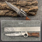🔥FLASH SALE! £10.79🔥Outdoor Stainless Steel Portable Folding Knife🗡️