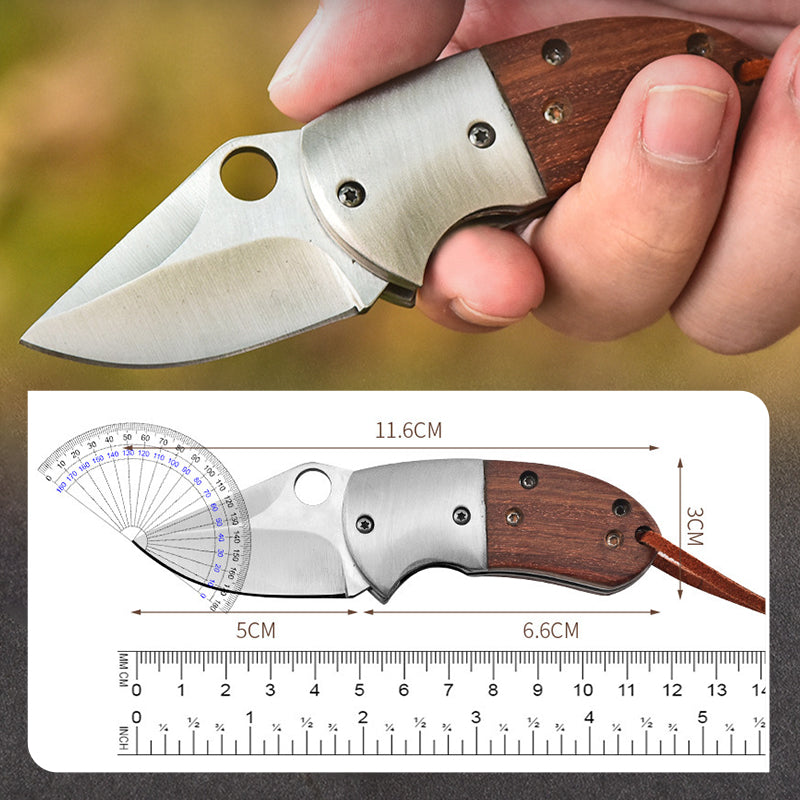 🔥FLASH SALE! £10.79🔥Outdoor Stainless Steel Portable Folding Knife🗡️