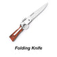 🔥FLASH SALE! £10.79🔥Outdoor Stainless Steel Portable Folding Knife🗡️