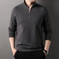 💖Limited Sale 50% OFF💖Men's Solid Half Zip Long-Sleeve Tops