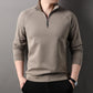 💖Limited Sale 50% OFF💖Men's Solid Half Zip Long-Sleeve Tops