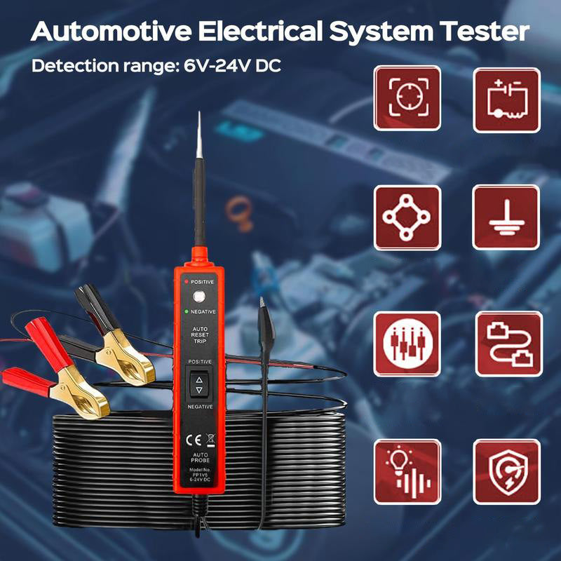 🌈Limited Sale 50% OFF🎉6-24V DC Automotive Electrical System Circuit Tester