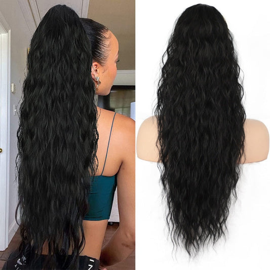 💥Hot Sale🍃Curly Wavy Frizzy Hair Extension with Ponytail（50% OFF）