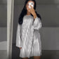 💖Limited Sale 50% OFF💖Women's High-end Shimmering Mercerized Dress