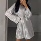 💖Limited Sale 50% OFF💖Women's High-end Shimmering Mercerized Dress
