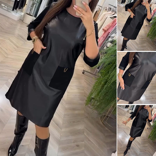 🎅Xmas Sales - 50% OFF🎄Women's Black Midi Dress