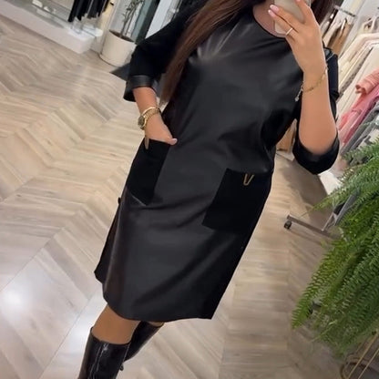 🎅Xmas Sales - 50% OFF🎄Women's Black Midi Dress