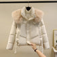 💖Limited Sale 50% OFF💖 Women's Warm Full-Zip Short Jacket with Puffy Collar