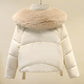 💖Limited Sale 50% OFF💖 Women's Warm Full-Zip Short Jacket with Puffy Collar