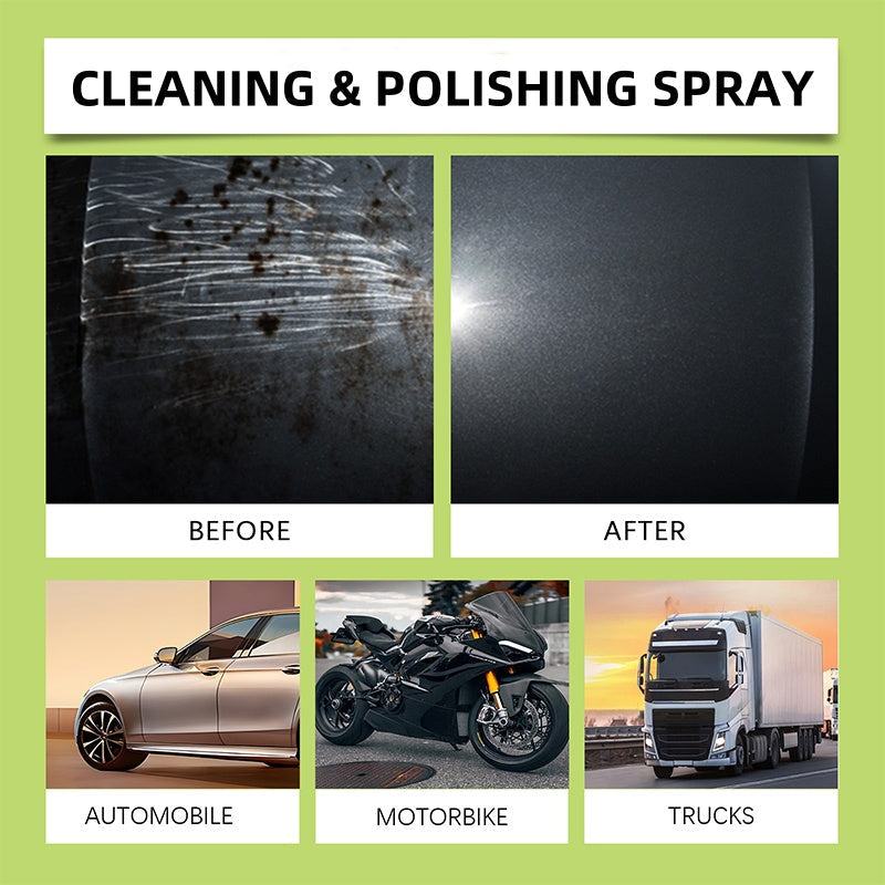 💖Limited Sale 50% OFF💖Vehicle Cleaning & Polishing Maintenance Spray