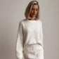 💖Limited Sale 50% OFF💖Women's Crewneck Solid Color Long Sleeve Sweater