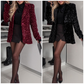 🔥2025 HOT SALE 50%OFF🔥 Women’s Sparkly Sequin Button Long-Sleeve Jackets
