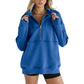 💖Limited Sale 50% OFF💖Women's Casual Lapel Half Zip Tops