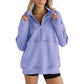 💖Limited Sale 50% OFF💖Women's Casual Lapel Half Zip Tops