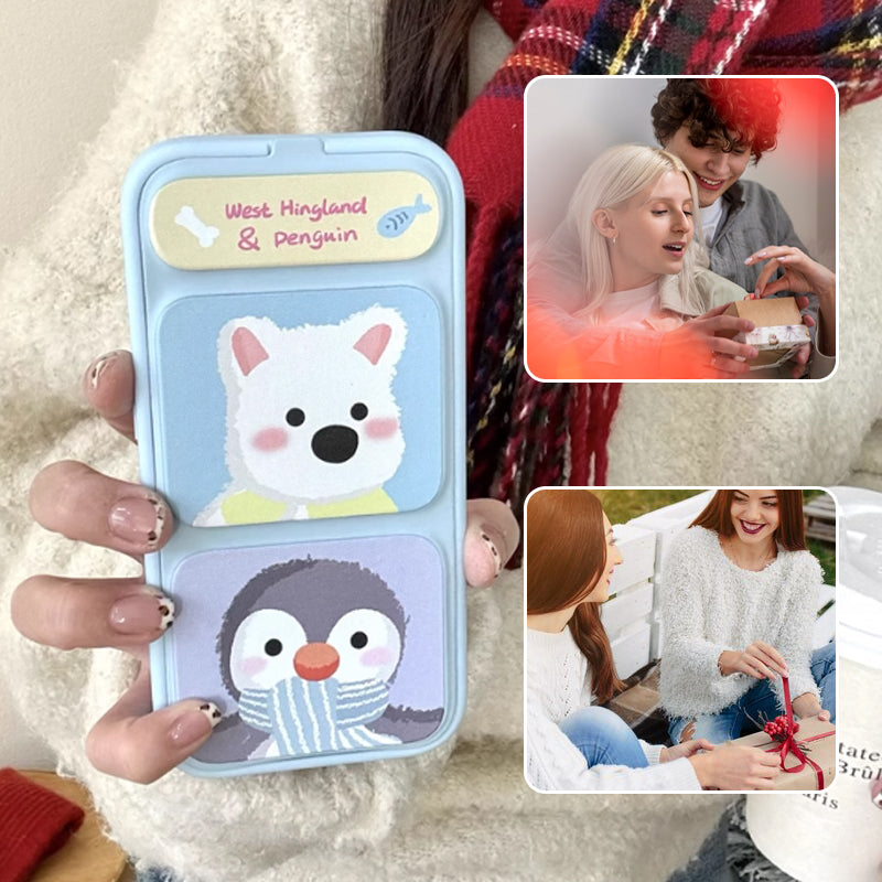 💖Limited Sale 50% OFF💖Cute Shockproof Phone Case with Folding Stand