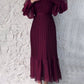 💖Limited Sale 50% OFF💖Sophisticated long pleated dress
