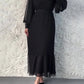 💖Limited Sale 50% OFF💖Sophisticated long pleated dress