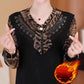💖Limited Sale 50% OFF💖Elegant Thickened Warm Leopard Print Top
