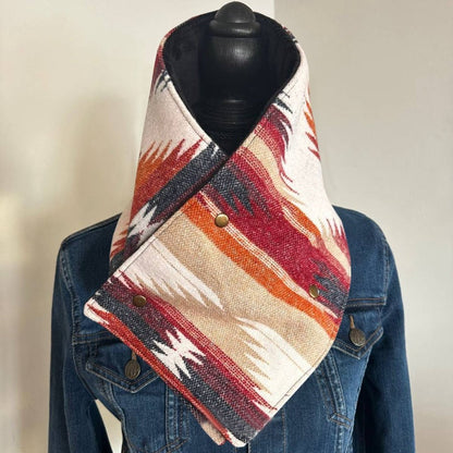💖Limited Sale 50% OFF💖Women's Printed Neck Warmer with Button