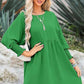 💖Limited Sale 50% OFF💖Round Neck Dress with 3/4 Sleeves