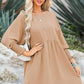 💖Limited Sale 50% OFF💖Round Neck Dress with 3/4 Sleeves