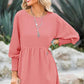 💖Limited Sale 50% OFF💖Round Neck Dress with 3/4 Sleeves