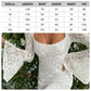 💖Limited Sale 50% OFF💖 Lace Flared Sleeves Split Hem Waisted Dress