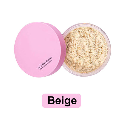 💖Hot Sale 50% OFF💖Loose Cosmetic Setting Powder with Extra Fluffy Puff