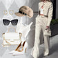 💖Limited Sale 50% OFF💖Women's Elegant Top ＆Pants Two Piece Set