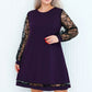 💖Limited Sale 50% OFF💖Women's Patchwork Round Neck Dress