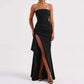 💖Limited Sale 50% OFF💖Strapless Sheath Dress with Side Slit