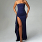 💖Limited Sale 50% OFF💖Strapless Sheath Dress with Side Slit